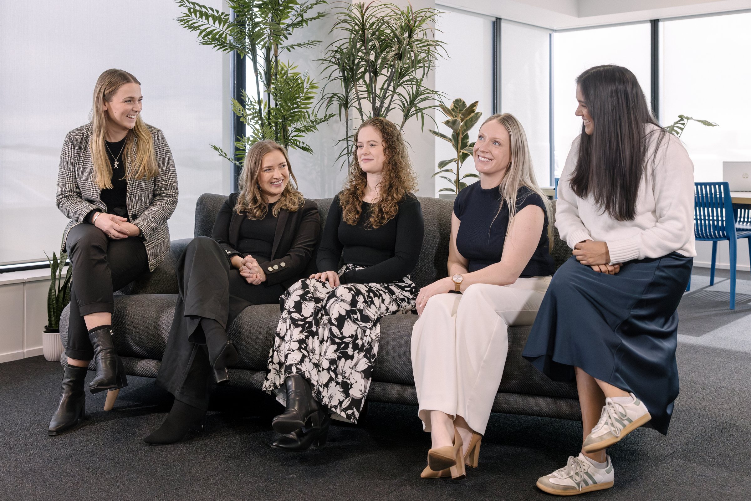 Team portrait session for Stellar Recruitment in their Christchurch office